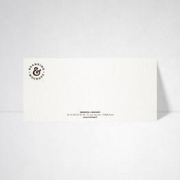 Carte de correspondance Tradition blanc