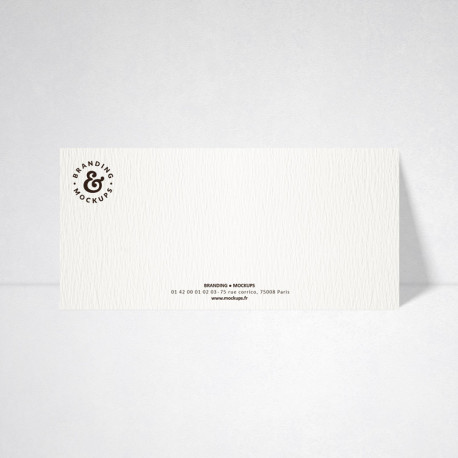 Carte de correspondance tradition blanc